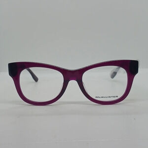 NWT WOMEN'S MCALLISTER EYEGLASS FRAMES MC4504 RED CRYSTAL
